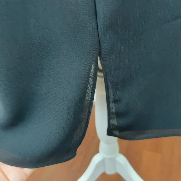 AFTER DARK Little Black Dress Sleeveless Skinny Strap SZ 16 - Picture 13 of 15